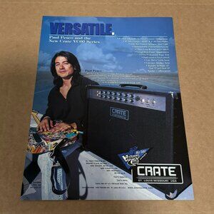 Paul Pesco - Crate Amps - 1999 Print Advertisement